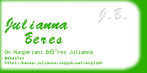 julianna beres business card